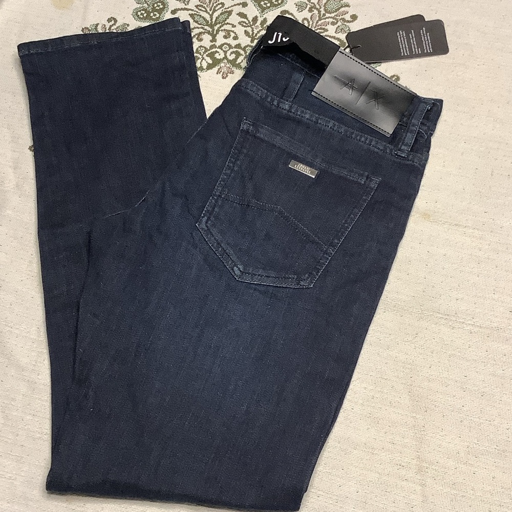 Armani Exchange J13 Men's Deep Indigo Slim Jeans Size 32